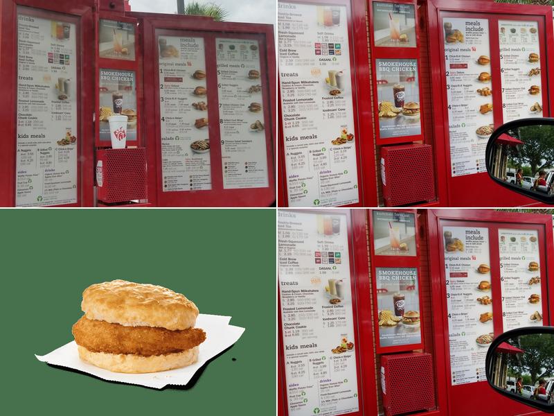 Chick-fil-A Menu