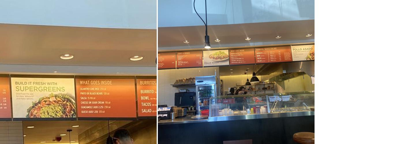 Chipotle Mexican Grill Menu