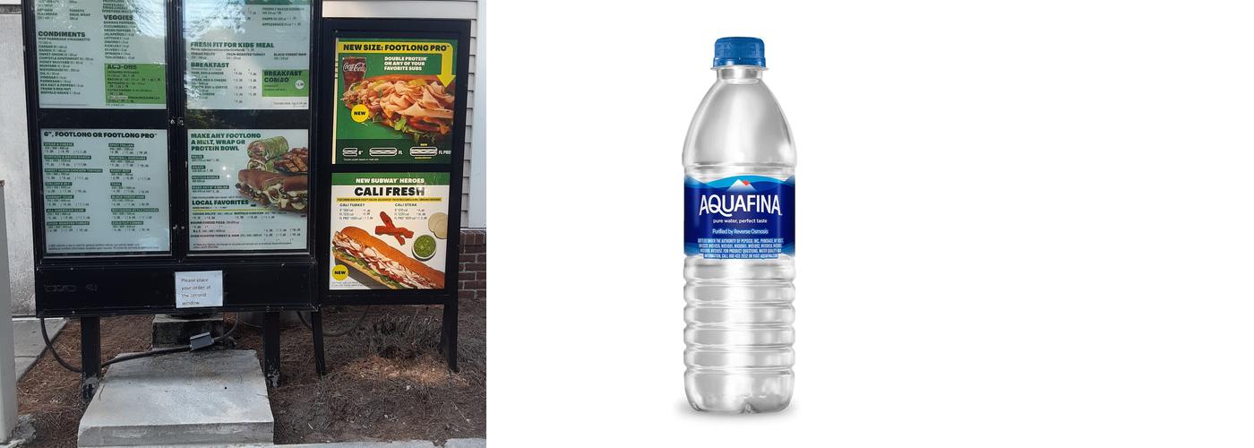 Subway Menu