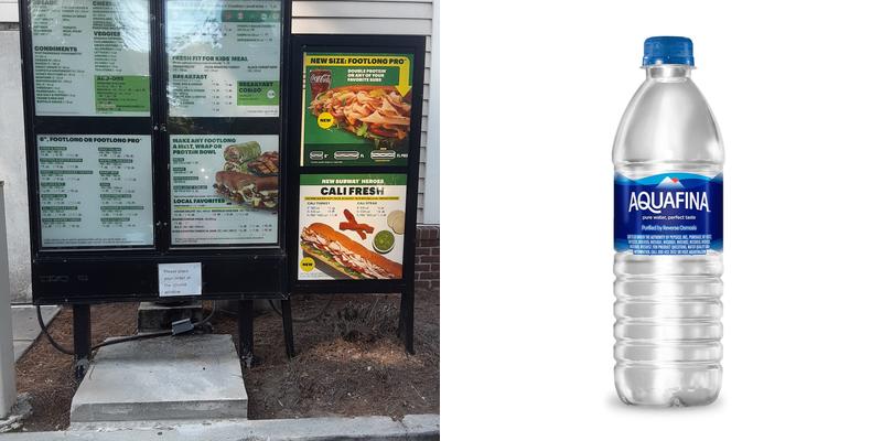 Subway Menu
