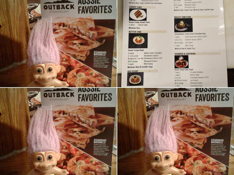 Outback Steakhouse Menu