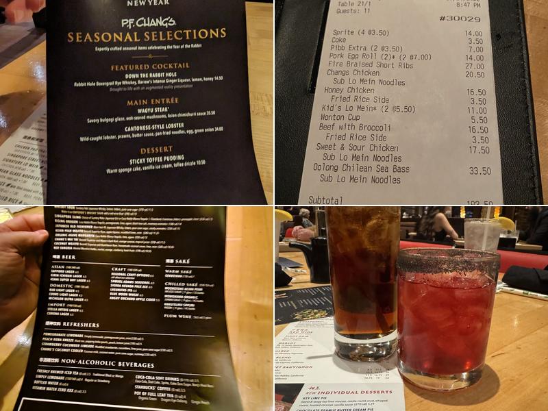 P.F. Chang's Menu