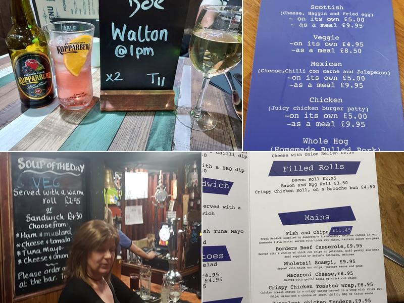 The Ship Inn Melrose Menu