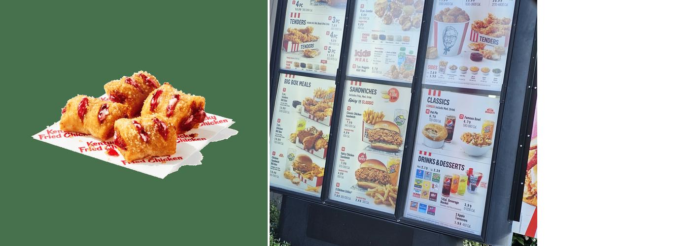 KFC Menu