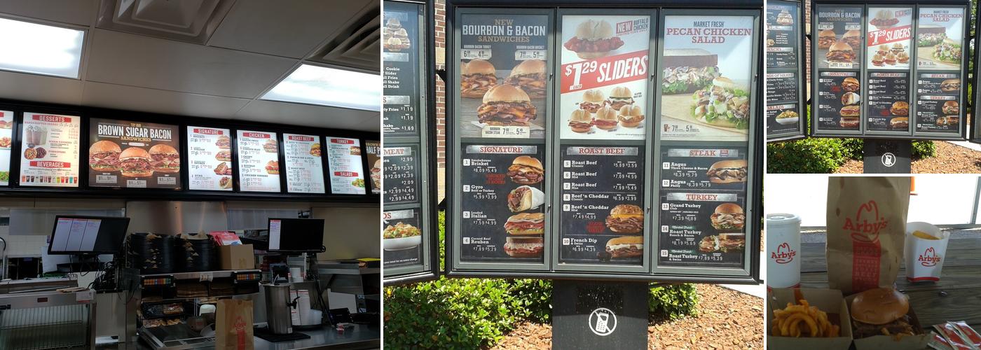 Arby's Menu