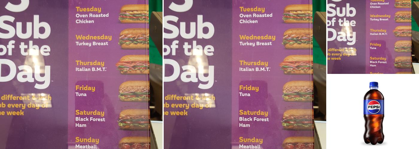 Subway Menu