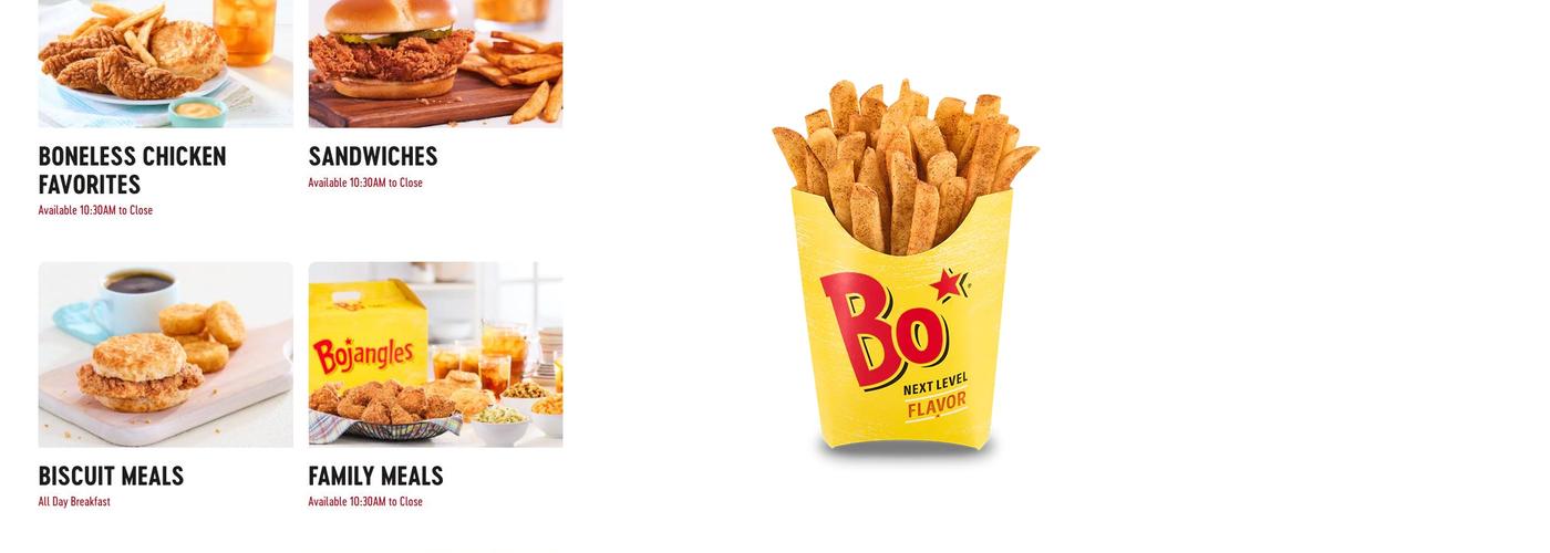 Bojangles Menu