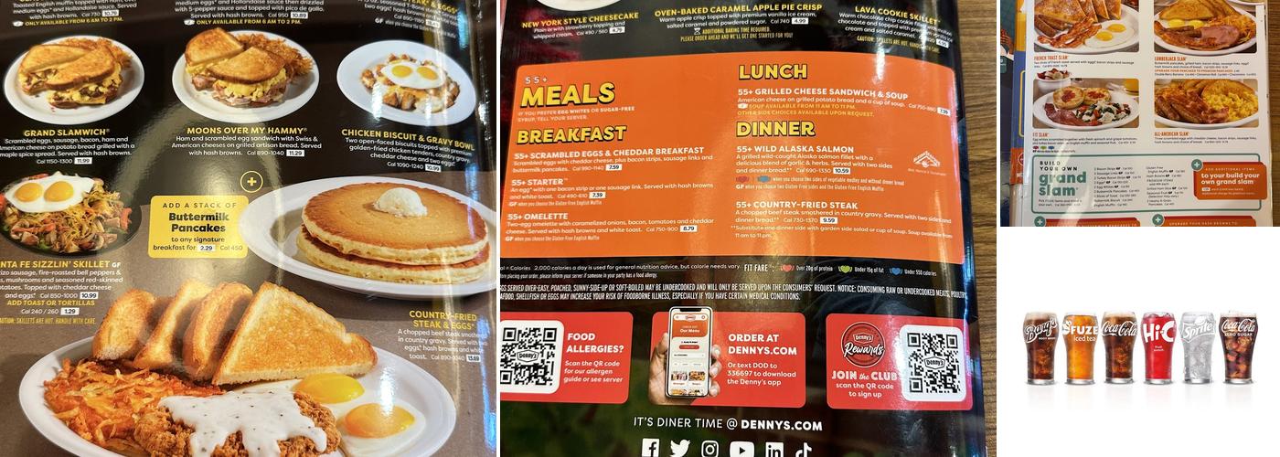 Denny's Menu