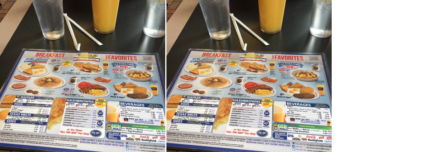 Waffle House Menu