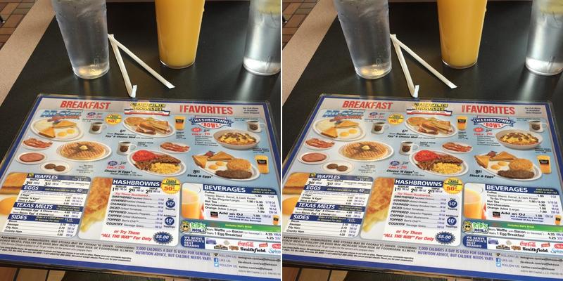 Waffle House Menu