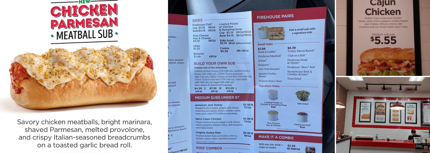 Firehouse Subs Dave Lyle Blvd Menu