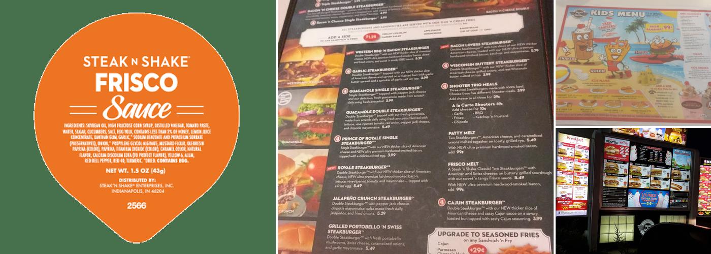 Steak 'n Shake Menu