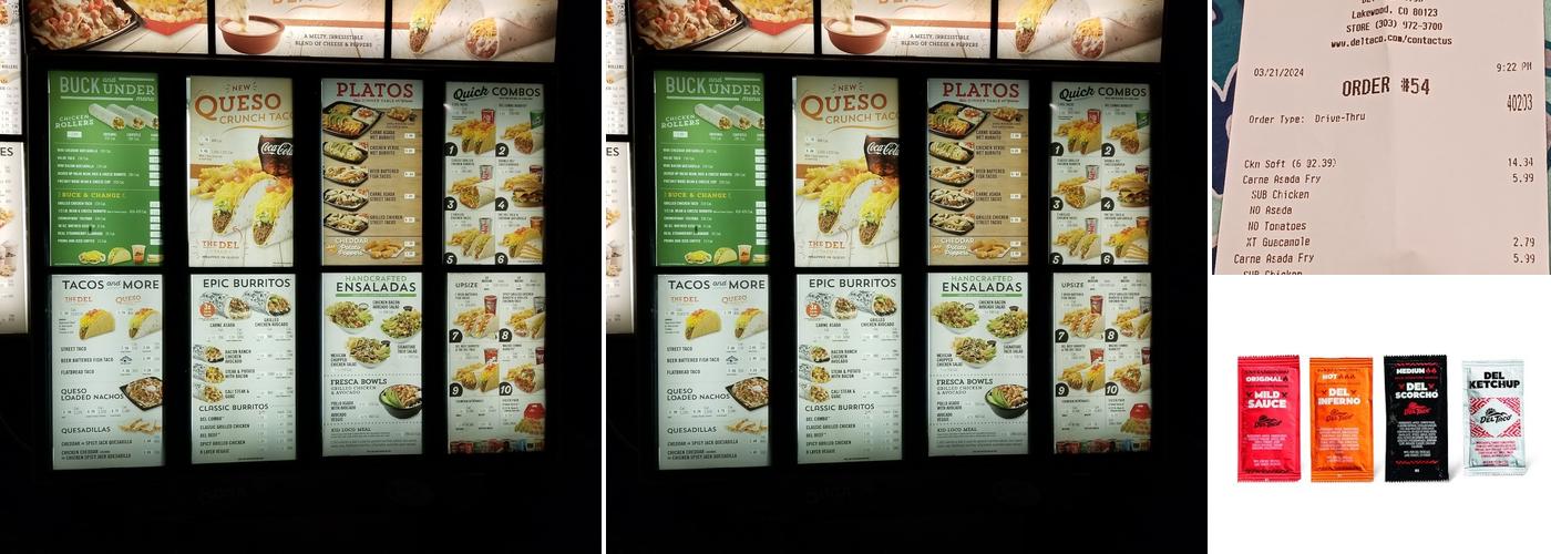 Del Taco Menu