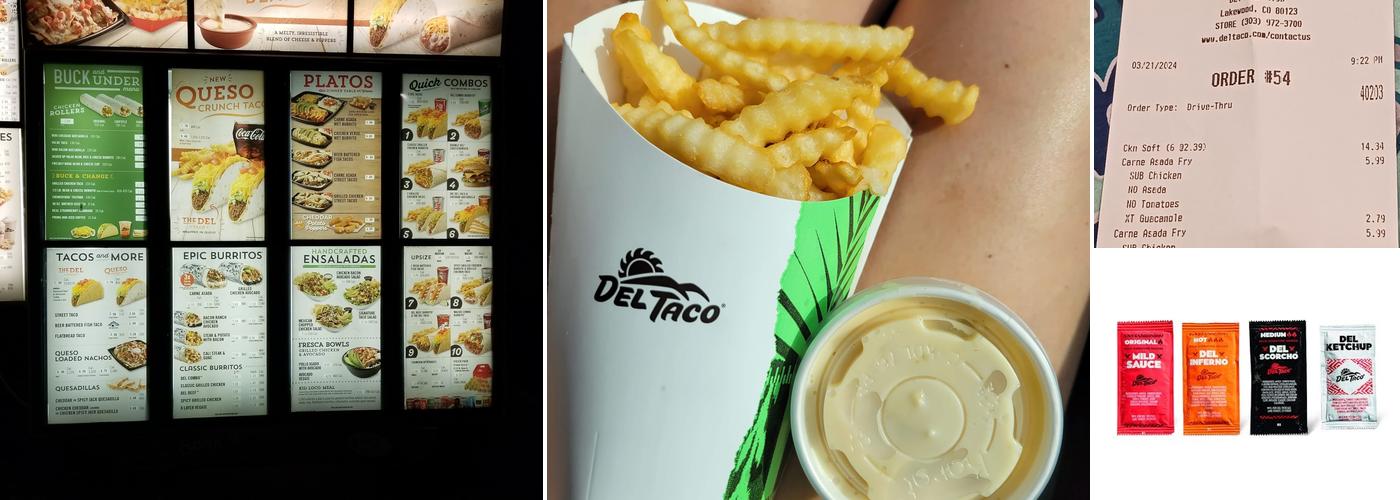 Del Taco Menu
