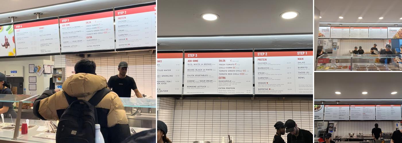 Chipotle Mexican Grill Menu