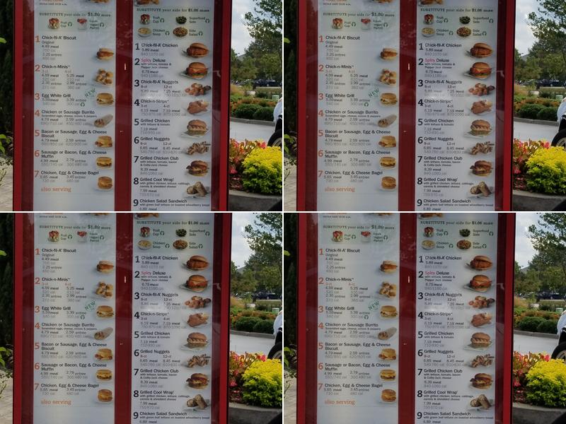 Chick-fil-A Menu