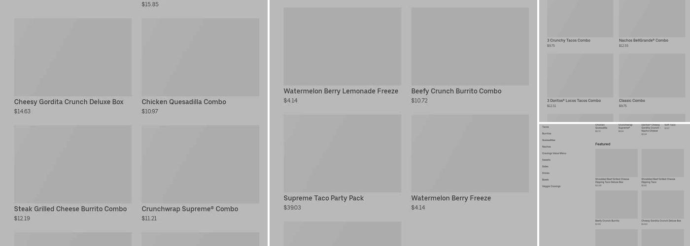 Taco Bell Menu