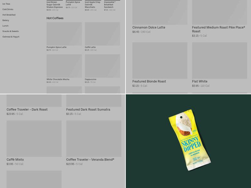 Starbucks Menu