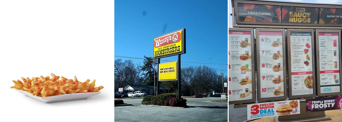 Wendy's Menu