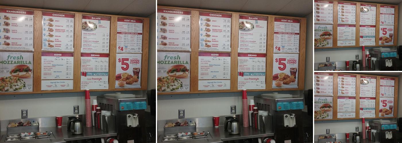Wendy's Menu