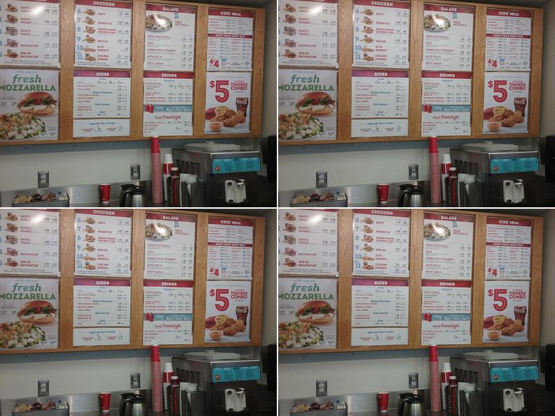 Wendy's Menu