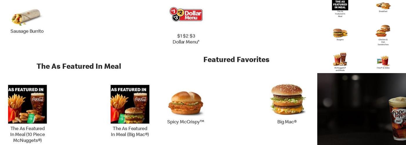 McDonald's Menu