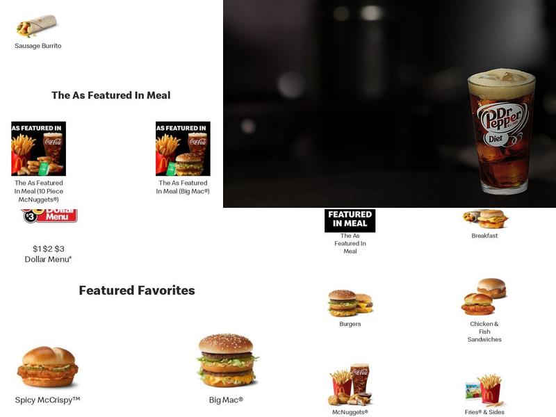 McDonald's Menu
