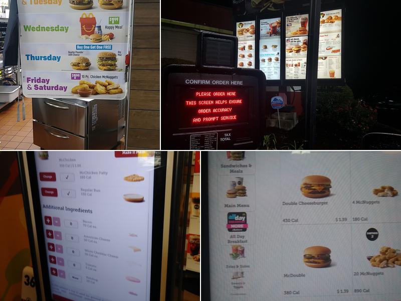 McDonald's Menu
