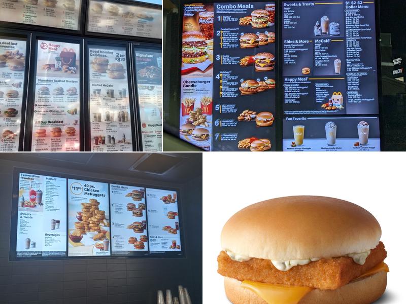 McDonald's Menu