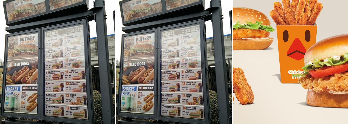 Burger King Menu