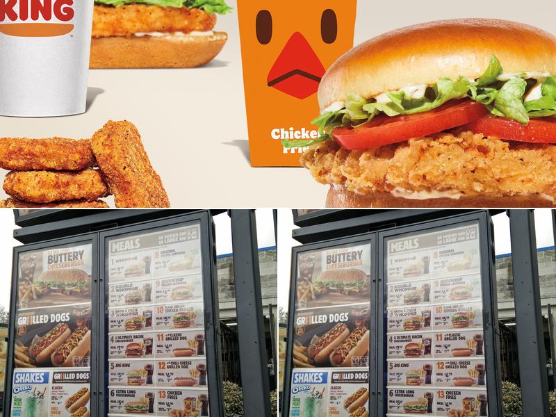 Burger King Menu