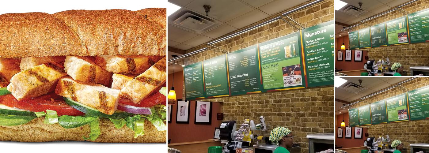 Subway Menu