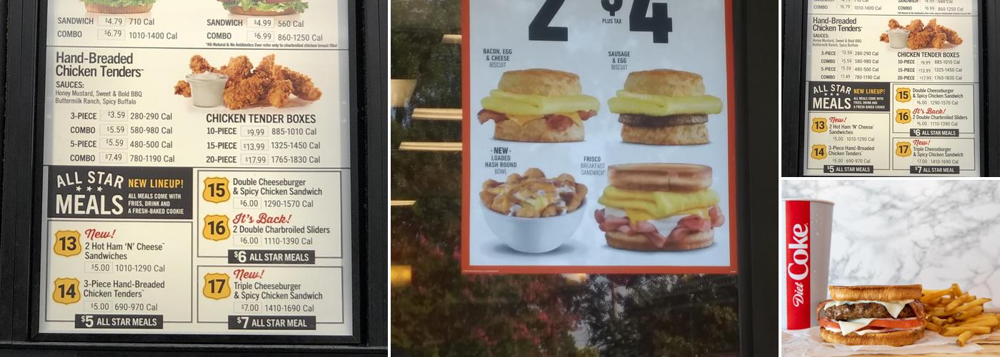 Hardee's Menu