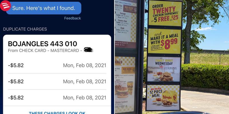 Bojangles Menu