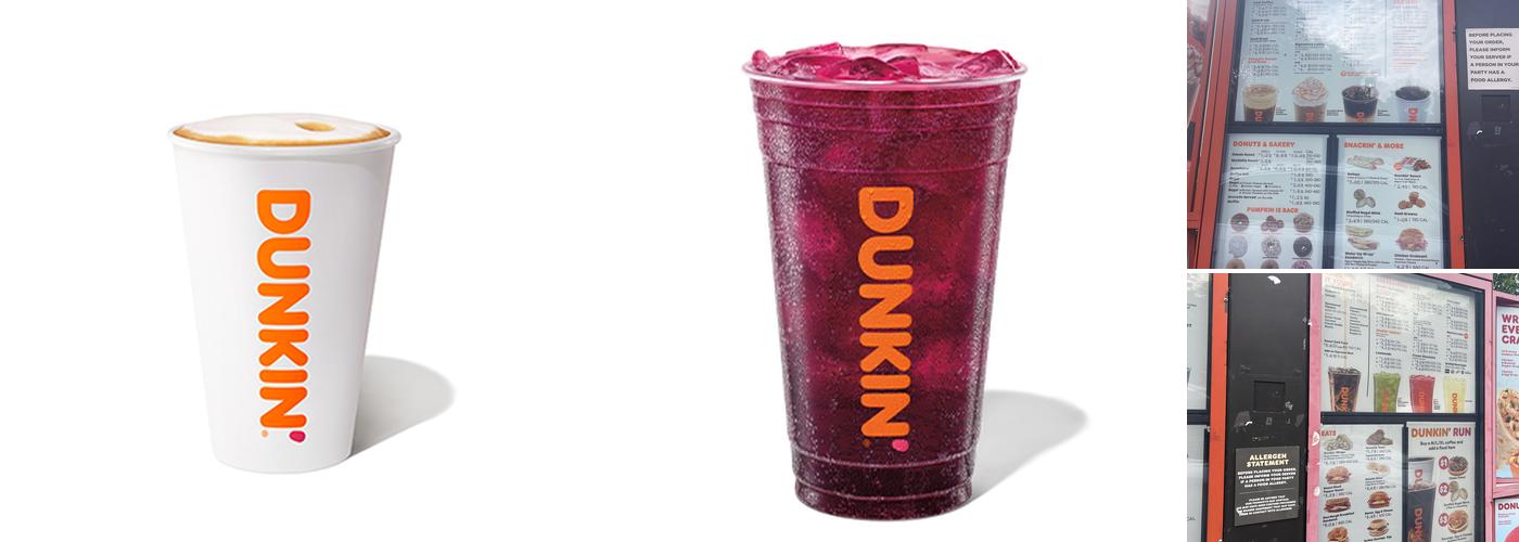 Dunkin' Menu