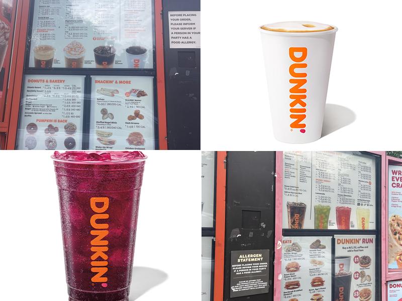 Dunkin' Menu