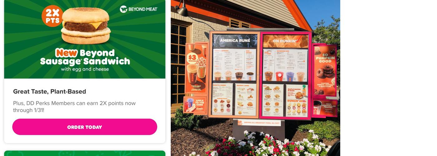 Dunkin' Menu