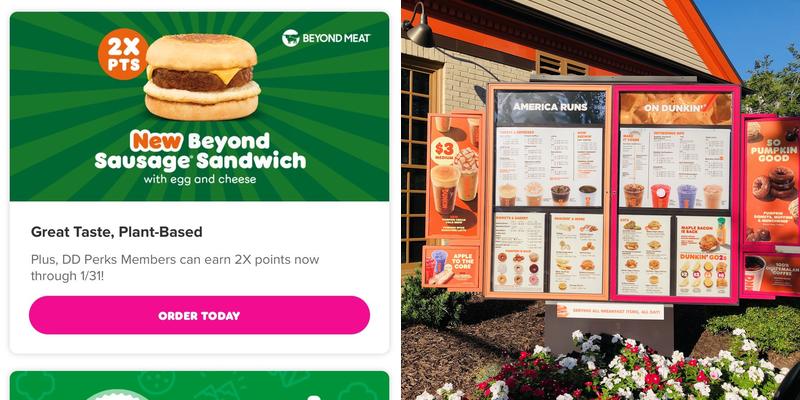 Dunkin' Menu