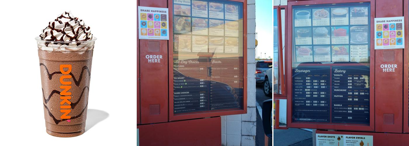 Dunkin' Menu