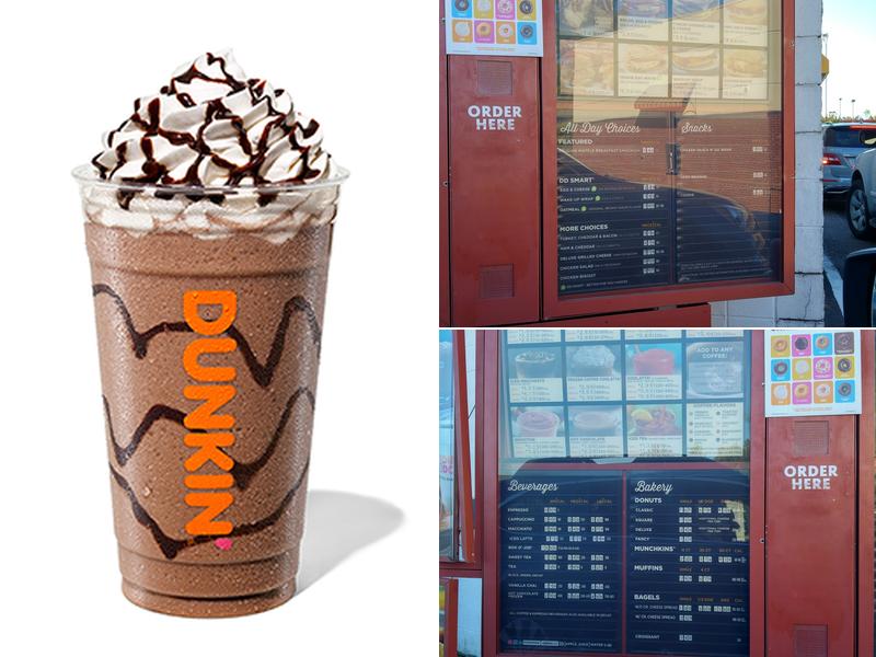Dunkin' Menu