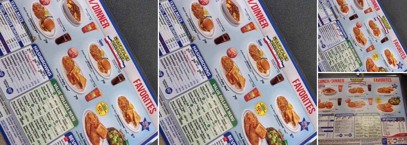 Waffle House Menu