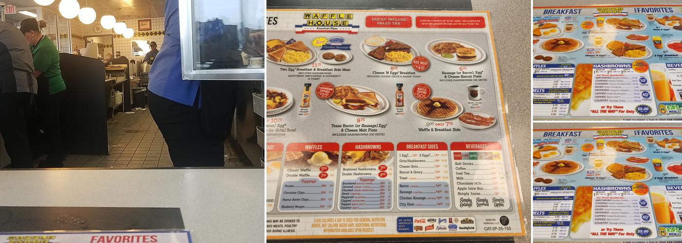 Waffle House Menu