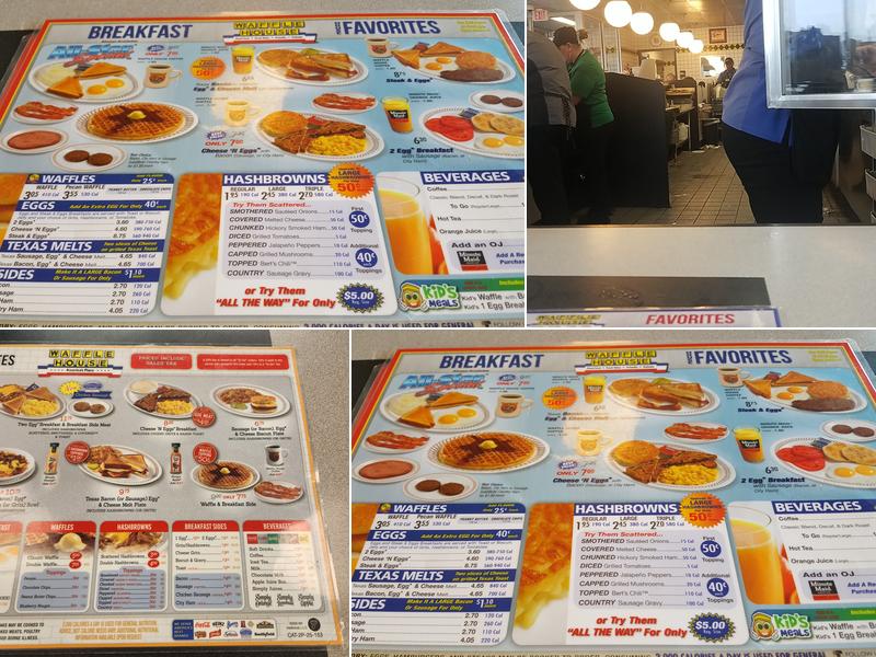 Waffle House Menu