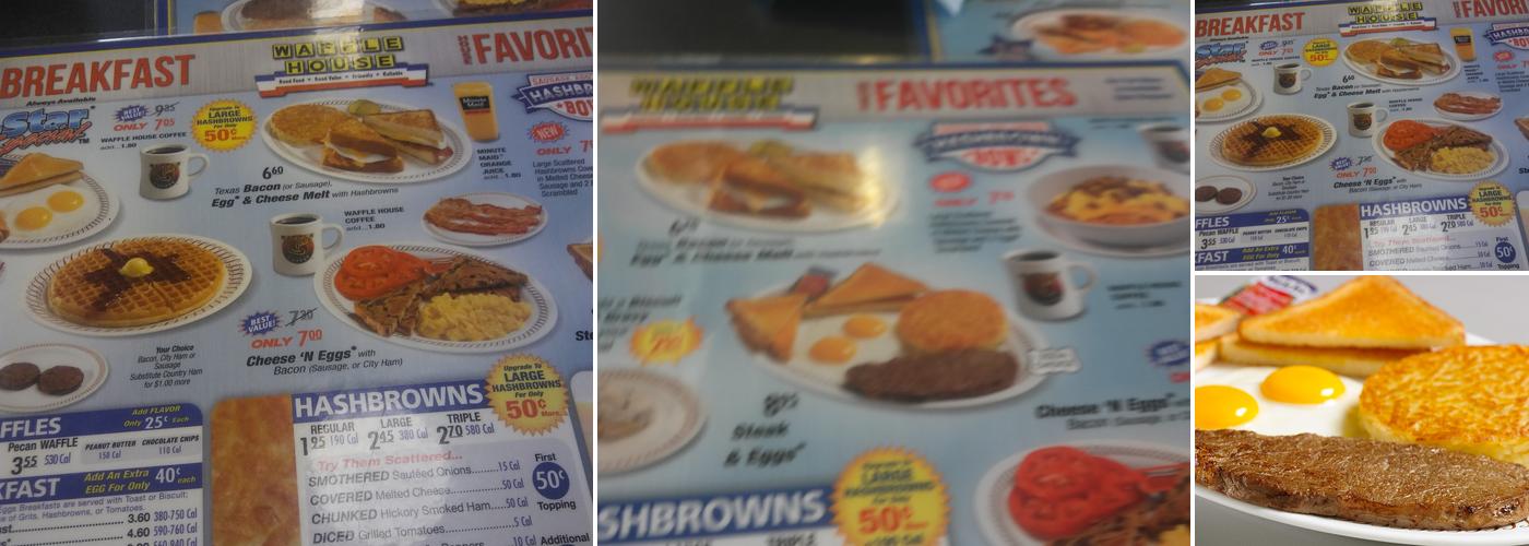 Waffle House Menu