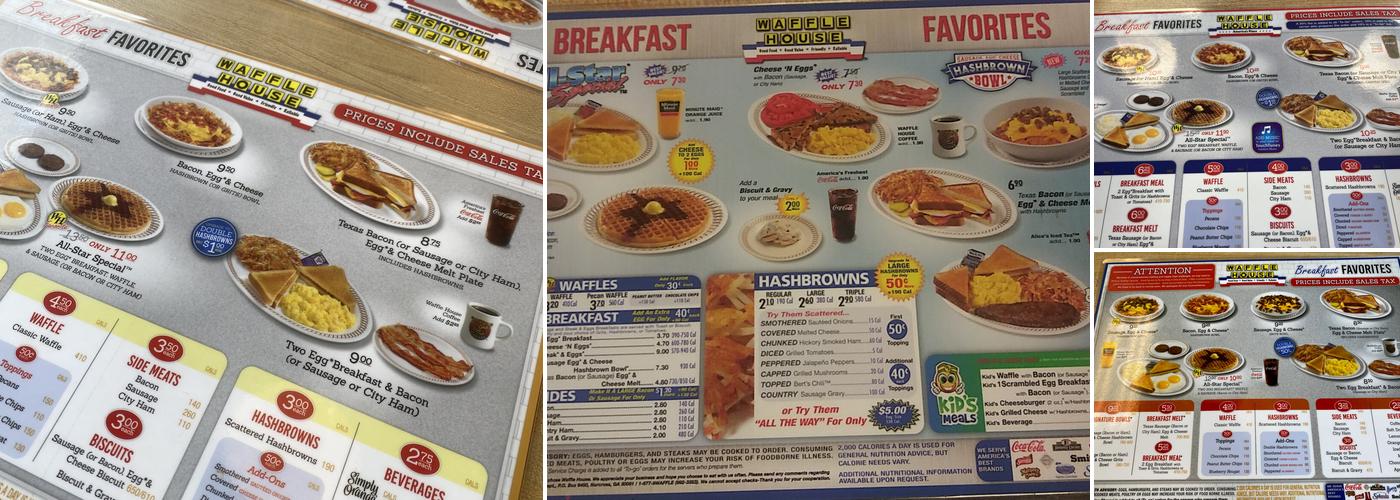 Waffle House Menu