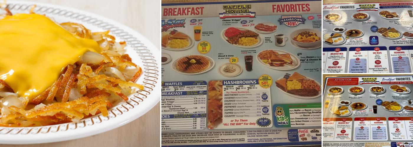 Waffle House Menu