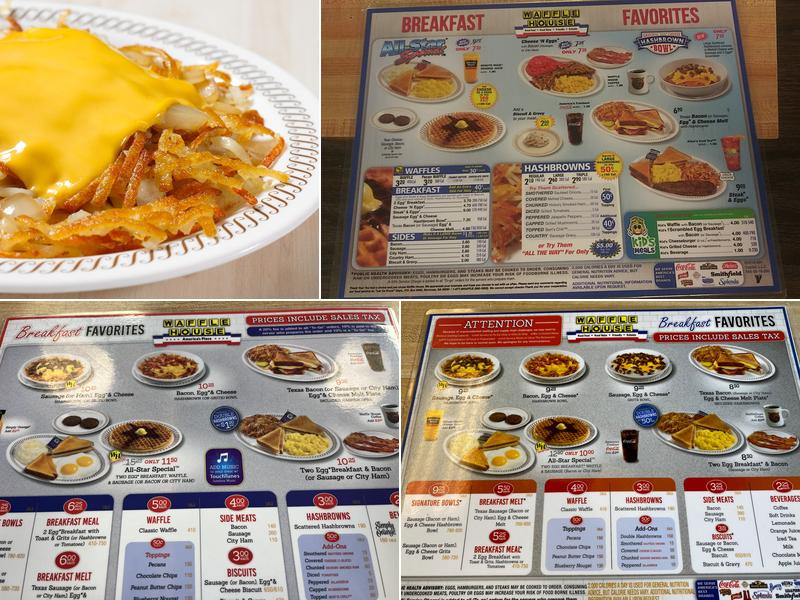 Waffle House Menu