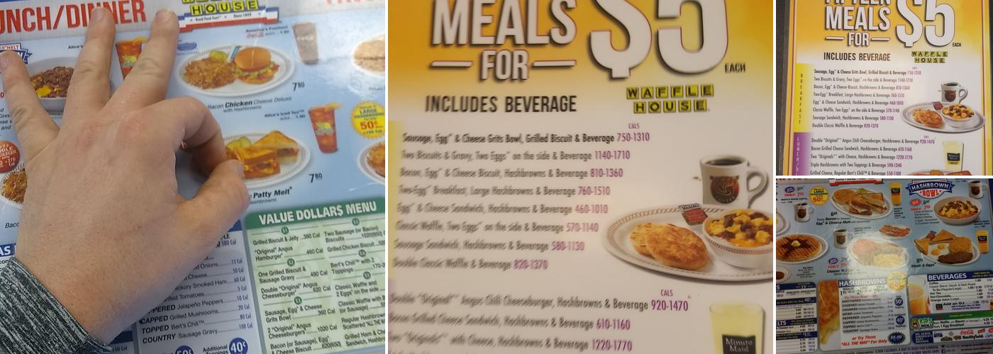 Waffle House Menu