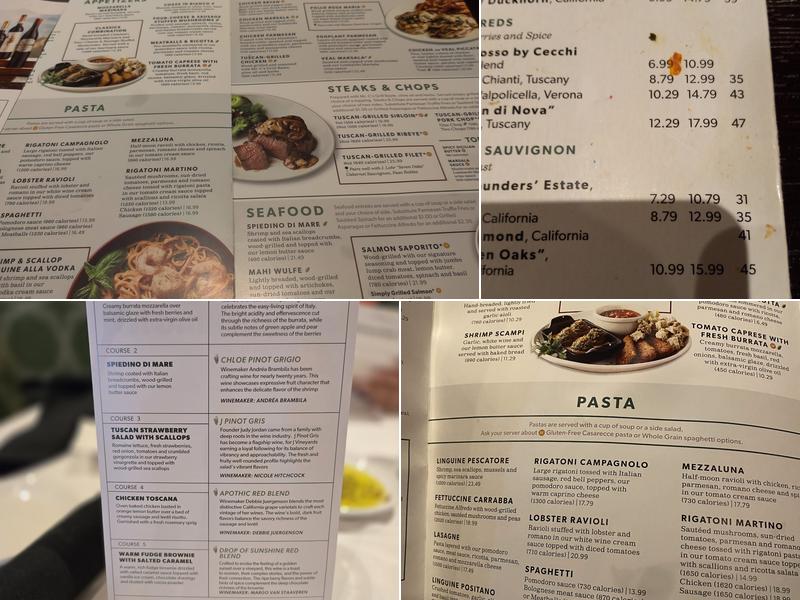Carrabba's Italian Grill Menu