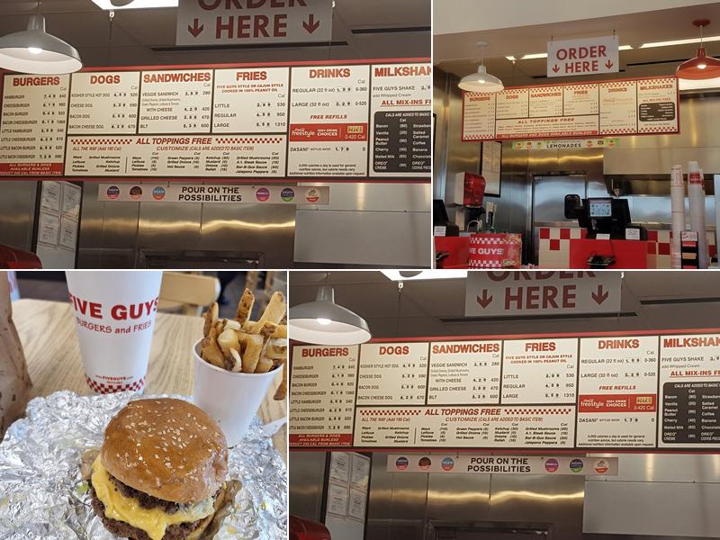 Five Guys Menu
